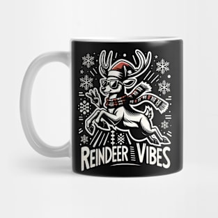 Reindeer Vibes Graphic Tee Mug